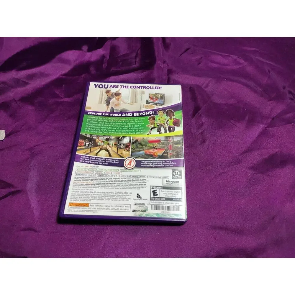 Kinect Adventures (Microsoft Xbox 360, 2010) CASE ONLY